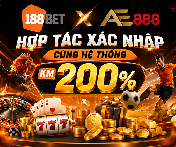 188bet hợp tác xác nhập cùng ae888